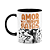 Caneca - Amor de quatro patas - Border Collie - B-black - Imagem 1