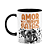 Caneca - Amor de quatro patas - Boxer - B-black - Imagem 1
