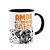 Caneca - Amor de quatro patas - Boxer - B-black - Imagem 2