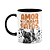 Caneca - Amor de quatro patas - Buldogue francês - B-black - Imagem 1