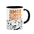 Caneca - Amor de quatro patas - Bull Terrier - B-black - Imagem 2