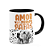 Caneca - Amor de quatro patas - Golden - B-black - Imagem 2