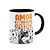 Caneca - Amor de quatro patas - Husky - B-black - Imagem 2