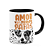 Caneca - Amor de quatro patas - Jack Russell - B-black - Imagem 2