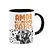 Caneca - Amor de quatro patas - Labrador - B-black - Imagem 2