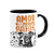 Caneca - Amor de quatro patas - Pitbull - B-black - Imagem 2
