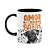 Caneca - Amor de quatro patas - Pug - B-black - Imagem 1