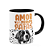 Caneca - Amor de quatro patas - São Bernardo - B-black - Imagem 2