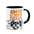 Caneca - Amor de quatro patas - Shih tzu - B-black - Imagem 2