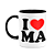 Caneca I Love MA - Maranhão - 325ml - B-black - Imagem 1