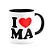 Caneca I Love MA - Maranhão - 325ml - B-black - Imagem 2
