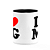 Caneca I Love MG - Minas gerais - 325ml - B-black - Imagem 3