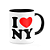 Caneca I Love NY - Nova York - 325ml - B-black - Imagem 2
