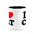 Caneca Pet - I Love CAT - 325ml - B-black - Imagem 3