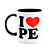 Caneca I Love PE - Pernambuco - 325ml - B-black - Imagem 1