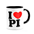 Caneca I Love PI - Piauí - 325ml - B-black - Imagem 2