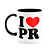 Caneca I Love PR - Paraná - 325ml - B-black - Imagem 1