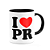 Caneca I Love PR - Paraná - 325ml - B-black - Imagem 2