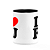 Caneca I Love RJ - Rio de Janeiro - 325ml - B-black - Imagem 3