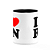 Caneca I Love RN - Rio de grande do norte - 325ml - B-black - Imagem 3