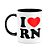 Caneca I Love RN - Rio de grande do norte - 325ml - B-black - Imagem 1