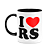 Caneca I Love RS - Rio de grande do sul - 325ml - B-black - Imagem 1