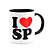 Caneca I Love SP - São Paulo - 325ml - B-black - Imagem 2