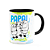 Caneca Flork Pais - Papai nós te amamos - B-black - Imagem 2