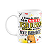 Caneca Divertida Capivaras  - A frase do dia é - Imagem 1