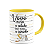 Caneca - Vovó prepara o colinho, estou a caminho! B-yellow - Imagem 2
