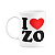 Caneca I love ZO - I love Zona Oeste - 325ml - Imagem 1
