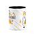 Caneca Flork Pais - Pai de cachorro, também é pai - B-black - Imagem 3