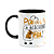 Caneca Flork Pais - Pai de cachorro, também é pai - B-black - Imagem 1