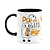 Caneca Flork Pais - Pai de gato, também é pai - B-black - Imagem 1