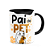 Caneca Flork Pais - Pai de pet - Cachorro - B-black - Imagem 2