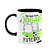 Caneca Flork Pais - Que ama jogar futebol - B-black - Imagem 1