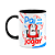Caneca Flork Pais - Que ama jogar vídeo game - B-black - Imagem 1