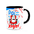 Caneca Flork Pais - Que ama jogar vídeo game - B-black - Imagem 2