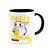 Caneca Flork Pais - Que ama cerveja bem gelada - B-black - Imagem 2