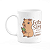 Caneca Divertida Capivaras  - Fofa sim, e um pouco surtada! - Imagem 1