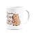 Caneca Divertida Capivaras - Tranquila e charmosa - Imagem 2