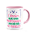 Caneca Professora - Uma professora incrível é assim - B-pink - Imagem 2