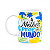 Caneca da Professora - A melhor Prof do mundo - Branca M3 - Imagem 1