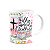 Caneca Religiosa Palavra - Filha amada e escolhida - Imagem 2