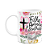 Caneca Religiosa Palavra - Filha amada e escolhida - Imagem 1