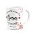 Caneca Floral Religiosa - Inicial do nome letra A - 325ml - Imagem 2