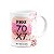 Caneca Floral Religiosa - Inicial do nome letra F - 325ml - Imagem 2