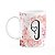 Caneca Floral Religiosa - Inicial do nome letra J - 325ml - Imagem 1