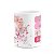 Caneca Floral Religiosa - Inicial do nome letra L - 325ml - Imagem 3