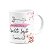 Caneca Floral Religiosa - Inicial do nome letra S - 325ml - Imagem 2